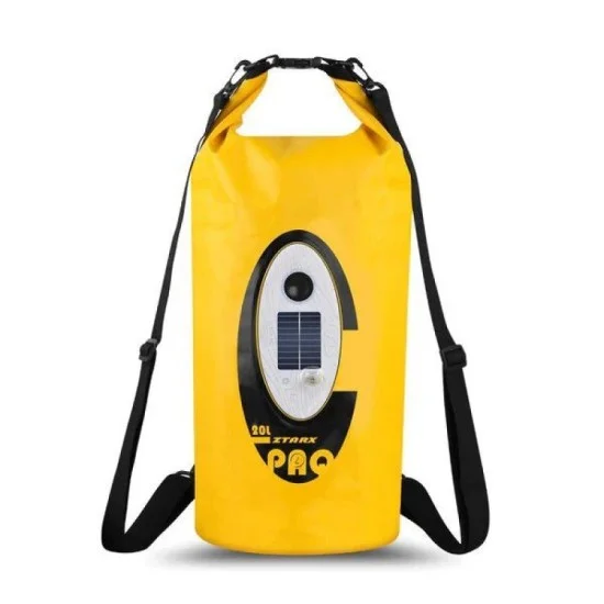 Ztarx 20L Waterproof Backpack With Bluetooth Speaker - Yellow